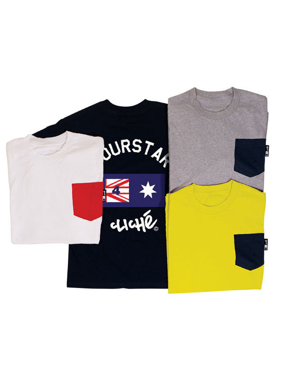 Fourstar t-shirt  "brophy pocket" cliche