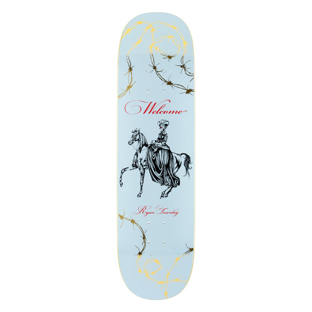 Welcome Ryan Townley cowgirl "enenra" 8,5" blue/gold foil