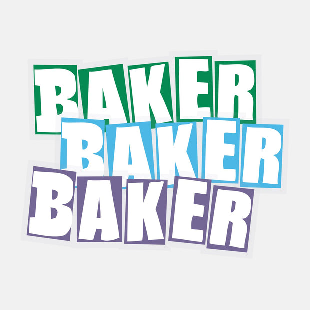Baker Stickers "Brand Logo FA21" 12-pack