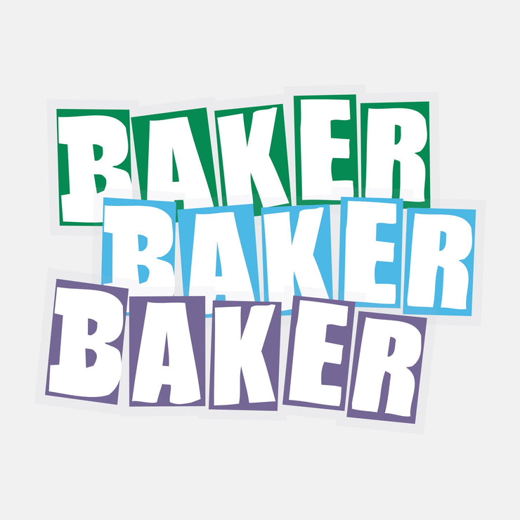 Baker Stickers "Brand Logo FA21" 12-pack