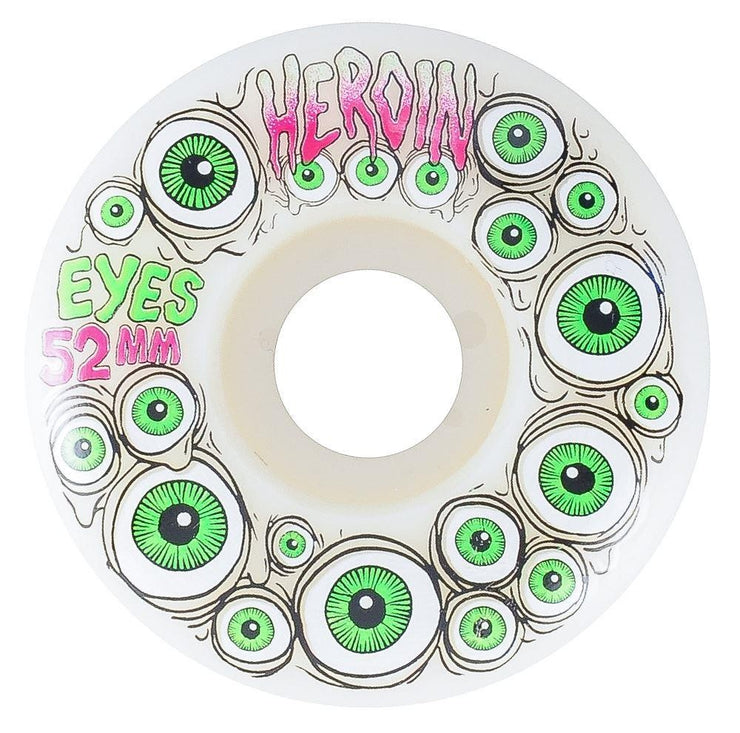 Heroin wheels "Eyes Glow" 99a  green 52mm