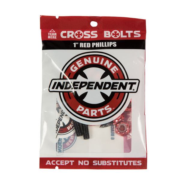 Genuine Parts Phillips Bolts Indy black/red
