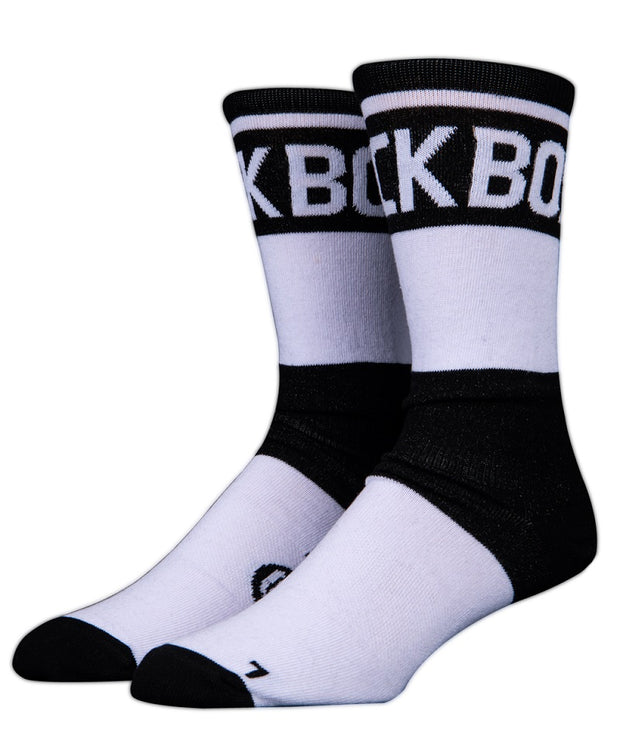 Stinky Socks  "F*ck Boss" wht/blk