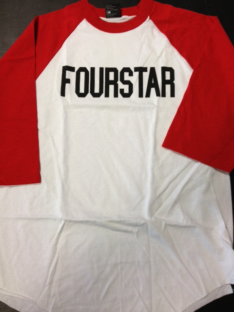 Fourstar 3/4 sleeve raglan  "league baseball"