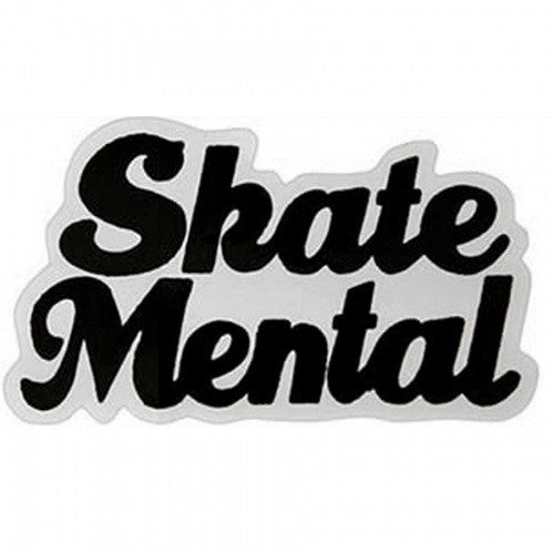 Skate Mental Sticker  "Classic Script" Lg 5-pack